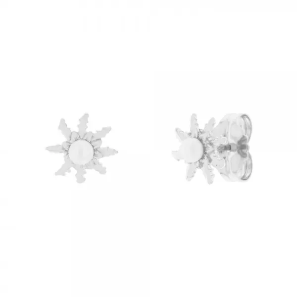 Pendientes Plata y Perla 11mm*Eguzkilore Sale