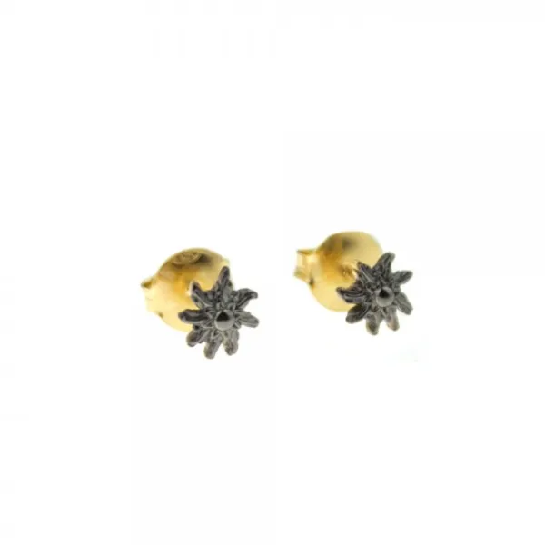 Pendientes Plata Dorada y Rutenio*Eguzkilore
