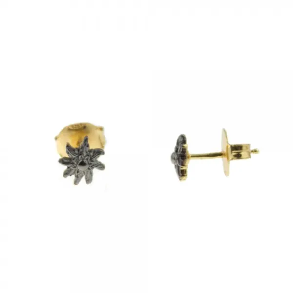 Pendientes Plata Dorada y Rutenio*Eguzkilore