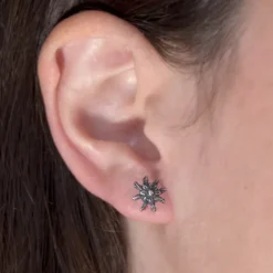 Pendientes Plata Envejecida 11mm*Eguzkilore Sale