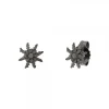 Pendientes Plata Negra 11mm*Eguzkilore New