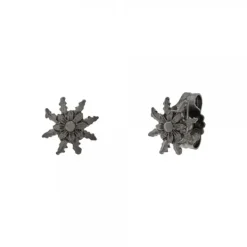 Pendientes Plata Negra 11mm*Eguzkilore New