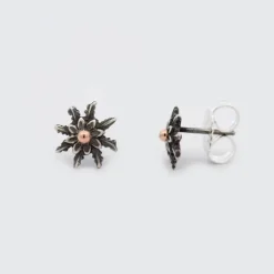Pendientes Plata Envejecida y Cobre 11mm*Eguzkilore Clearance