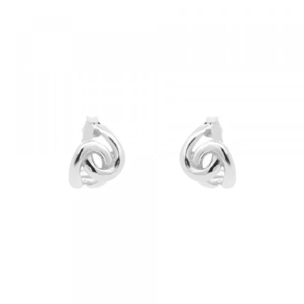 Pendientes Hariak Entrelazados Plata 12mm*Eguzkilore New
