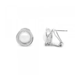 Pendientes Hariak Plata y Perla 13mm*Eguzkilore Discount