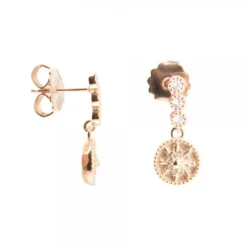 Pendientes Largos Anuk Plata Dorada*Eguzkilore Discount