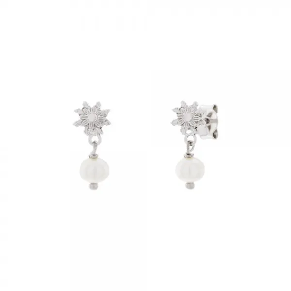 Pendientes Largos y Perla 16mm*Eguzkilore Hot