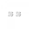 Pendientes Lauburu Oro Blanco 9mm*Eguzkilore Discount