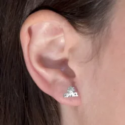 Pendientes Letras Ama Plata*Eguzkilore Outlet