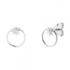 Pendientes Luna Llena Plata*Eguzkilore