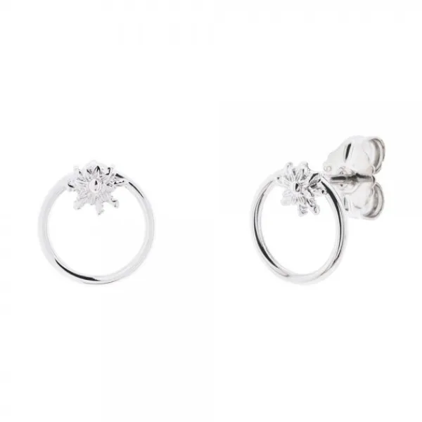 Pendientes Luna Llena Plata*Eguzkilore
