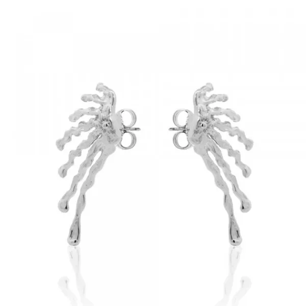 Pendientes Maxi Ur de Plata*Eguzkilore Clearance