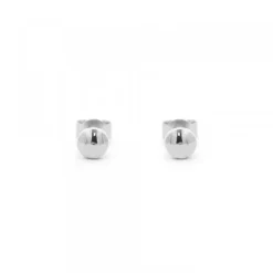 Pendientes Mini Botón Plata*Eguzkilore New