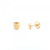 Pendientes Mini Botón Plata Dorada*Eguzkilore Clearance