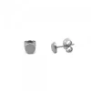 Pendientes Mini Botón Rutenio*Eguzkilore