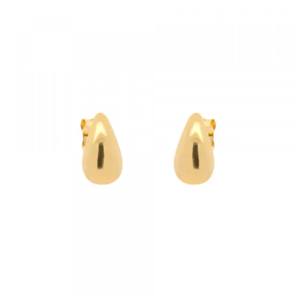 Pendientes Mini Gota Plata Dorada 10mm*Eguzkilore Clearance
