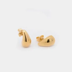 Pendientes Mini Gota Plata Dorada 10mm*Eguzkilore Clearance