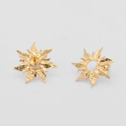 Pendientes Mountain Brillo Plata Dorada*Eguzkilore Hot