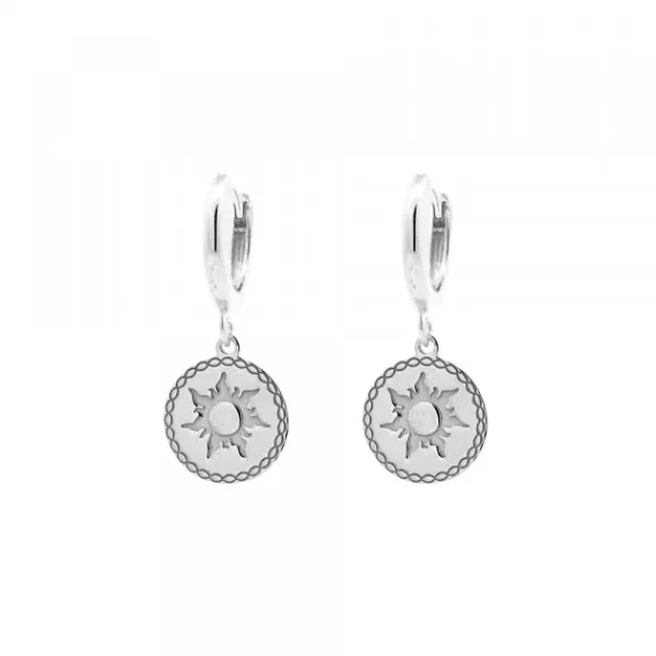 Pendientes Mountain Cripa Redondos de Plata*Eguzkilore Discount
