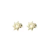 Pendientes Mountain de Plata Dorada*Eguzkilore Hot