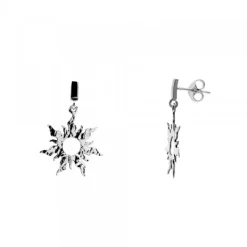 Pendientes Mountain Largos de Plata 20mm*Eguzkilore New