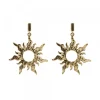 Pendientes Mountain Largos de Plata Dorada 30mm*Eguzkilore Discount