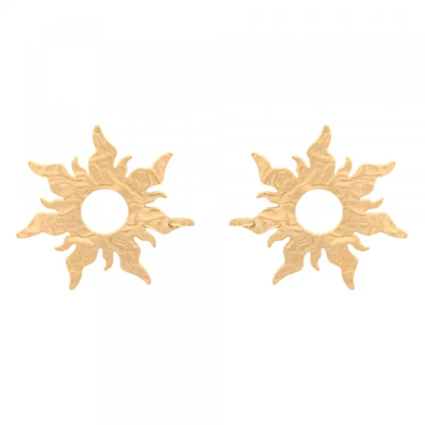 Pendientes Mountain Mate Plata Dorada*Eguzkilore New