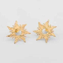 Pendientes Mountain Mate Plata Dorada*Eguzkilore New