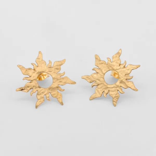 Pendientes Mountain Mate Plata Dorada*Eguzkilore New