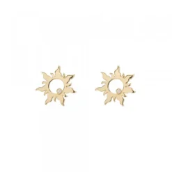 Pendientes Mountain Oro y Brillante*Eguzkilore Clearance