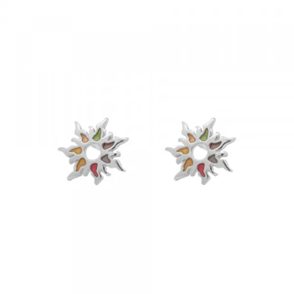 Pendientes Mountain Plata Multicolor*Eguzkilore Discount