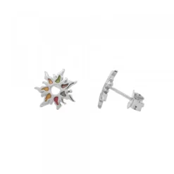 Pendientes Mountain Plata Multicolor*Eguzkilore Discount