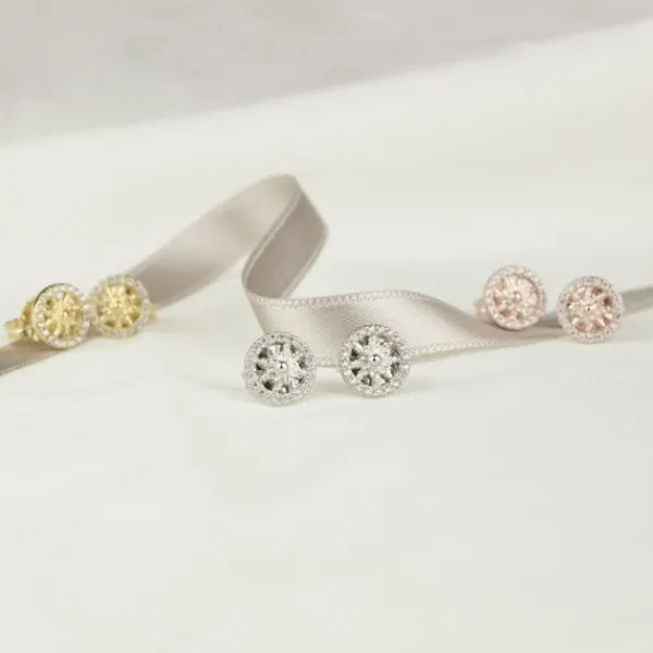 Pendientes Orla Plata y Circonitas*Eguzkilore Outlet