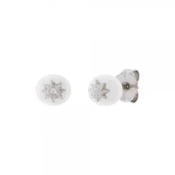 Pendientes Perla y Plata 7,5mm*Eguzkilore New