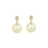 Pendientes Plata Dorada y Nácar*Eguzkilore Discount