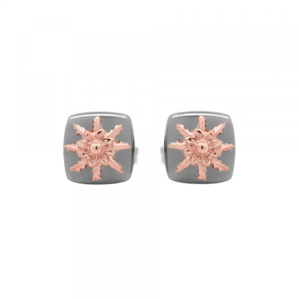 Pendientes Q2 Plata Negra y Rosa*Eguzkilore Hot