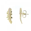 Pendientes Trepador Mari Plata Dorada y Circonitas*Eguzkilore Discount