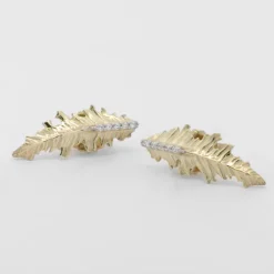 Pendientes Trepador Mari Plata Dorada y Circonitas*Eguzkilore Discount