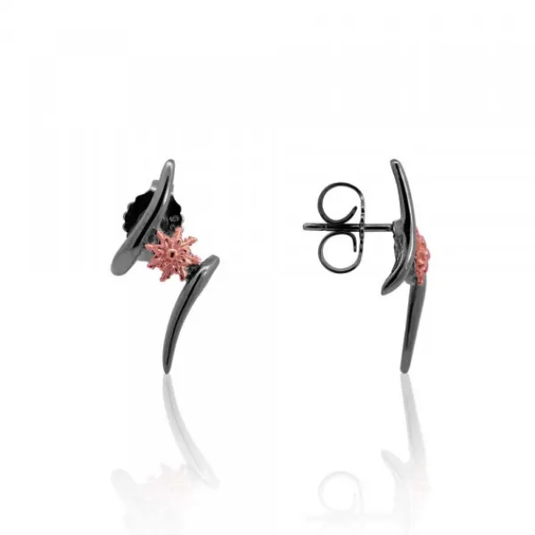 Pendientes Tximist de Rutenio y Plata Rosa*Eguzkilore Discount