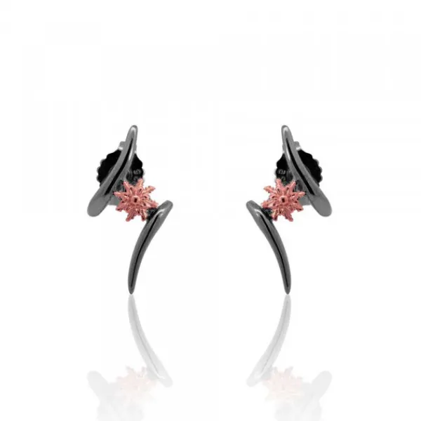 Pendientes Tximist de Rutenio y Plata Rosa*Eguzkilore Discount
