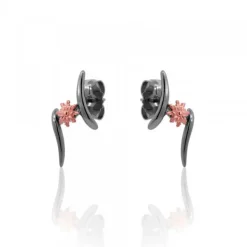Pendientes Tximist de Rutenio y Plata Rosa*Eguzkilore Discount