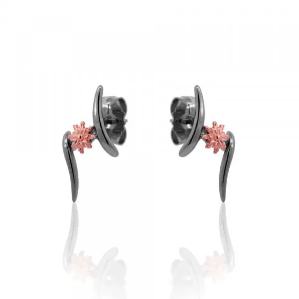 Pendientes Tximist de Rutenio y Plata Rosa*Eguzkilore Discount