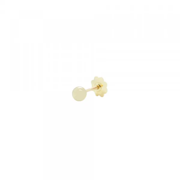 Piercing Bola Oro 3mm Rosca (1ud.)*Eguzkilore New