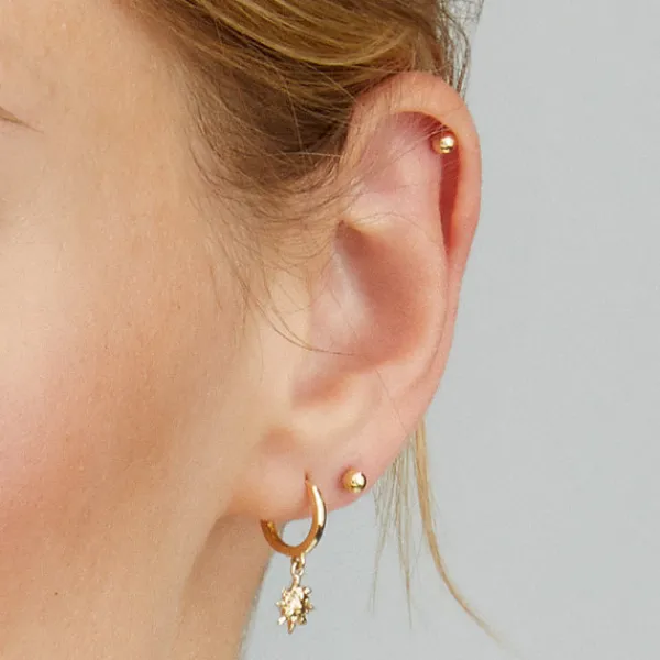 Piercing Bola Oro 3mm Rosca (1ud.)*Eguzkilore New