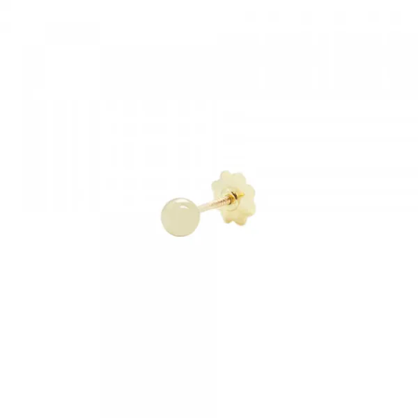 Piercing Bola Oro 4mm Rosca (1ud.)*Eguzkilore Online