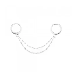 Piercing Cadena Doble Cripa Plata*Eguzkilore Outlet