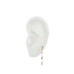 Piercing Cadena Eslabones Plata Bicolor*Eguzkilore Sale