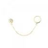Piercing Cadena Plata Dorada y Cripa*Eguzkilore Online