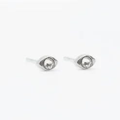Piercing Ovalad Plata y Circonita 2 Uds*Eguzkilore Clearance