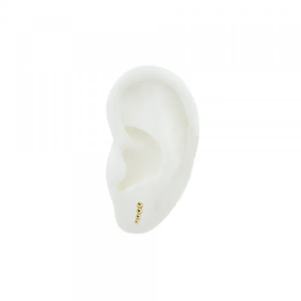 Piercing Trepador Bolitas Oro 2ud.*Eguzkilore Outlet